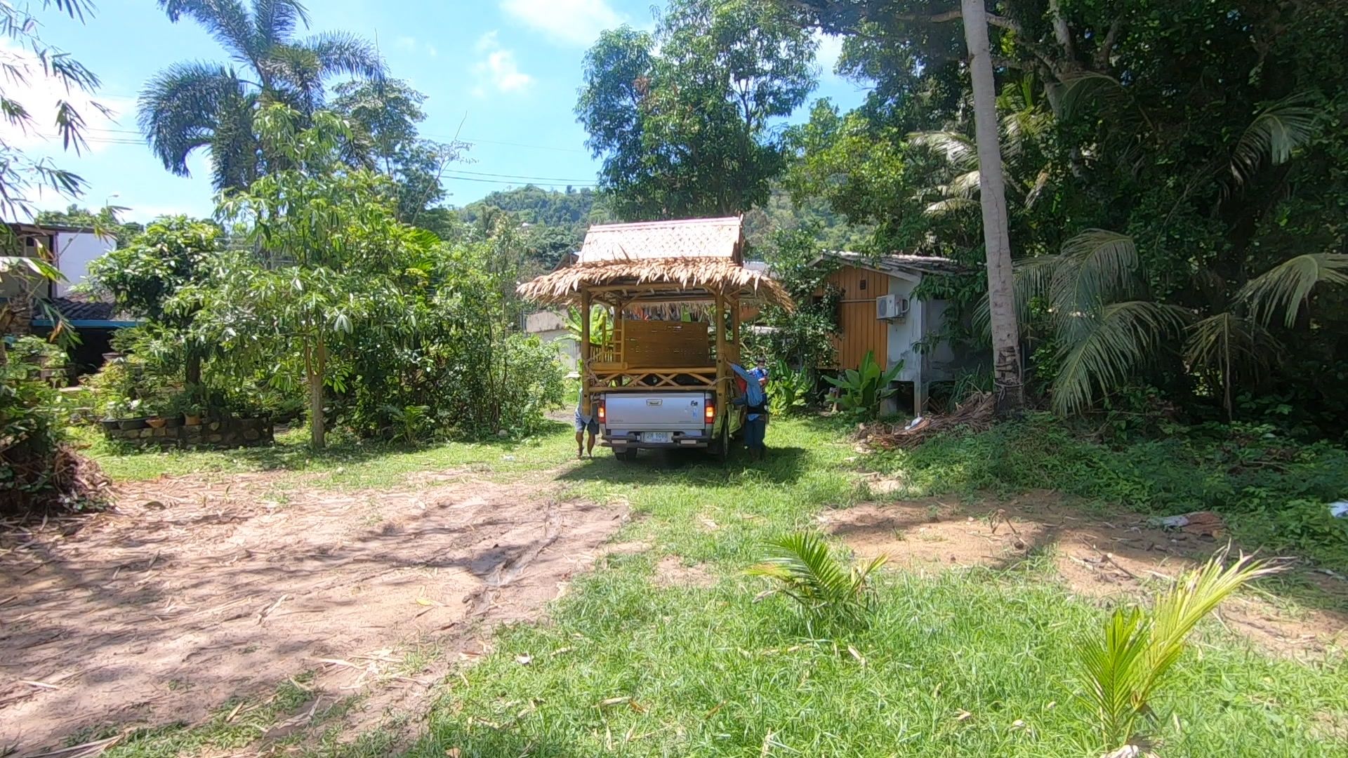 A house made of bamboo